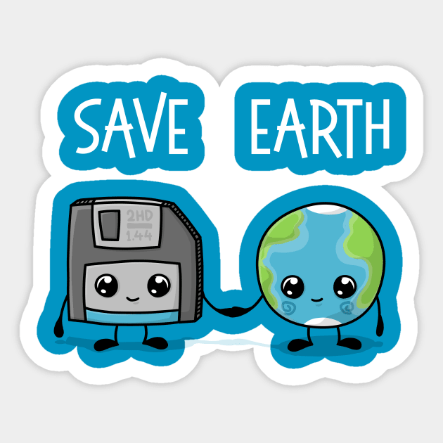 Save Earth Sticker by Beka